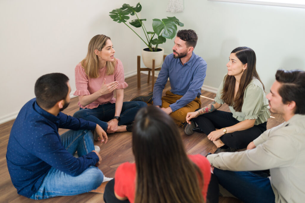 Group therapy is useful for communication skills